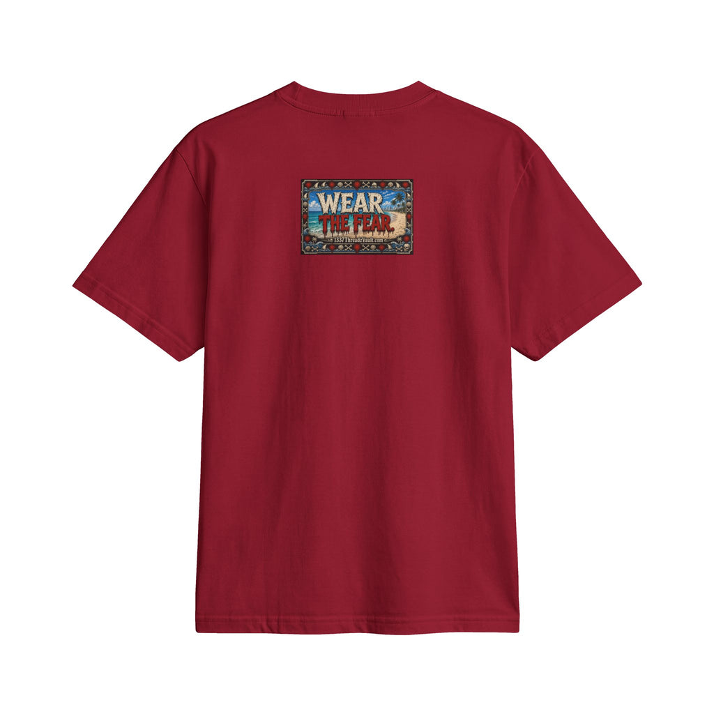 Beach Life Graphic Tee — "Wear The Fear" Surf Vibe T-Shirt
