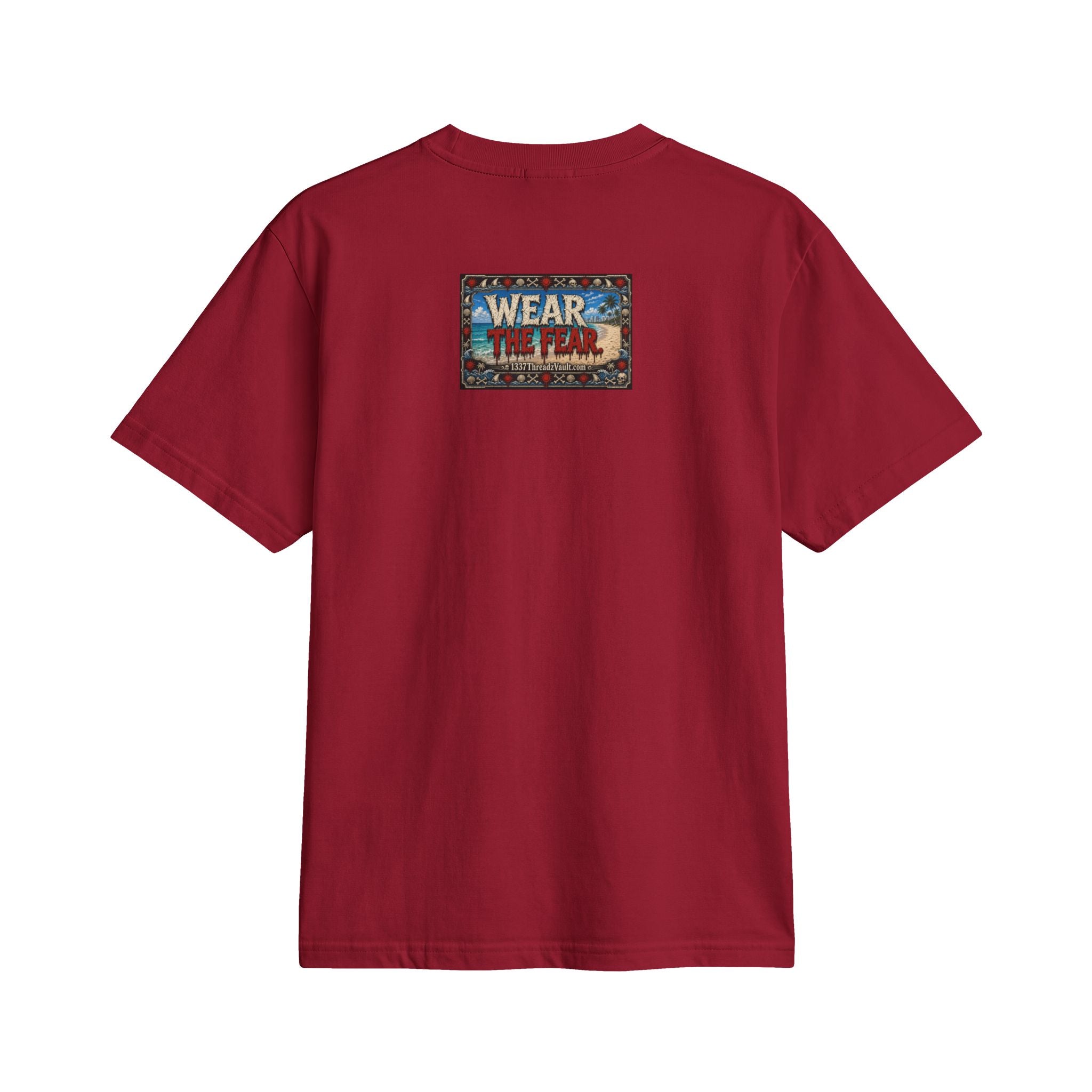 Beach Life Graphic Tee — "Wear The Fear" Surf Vibe T-Shirt