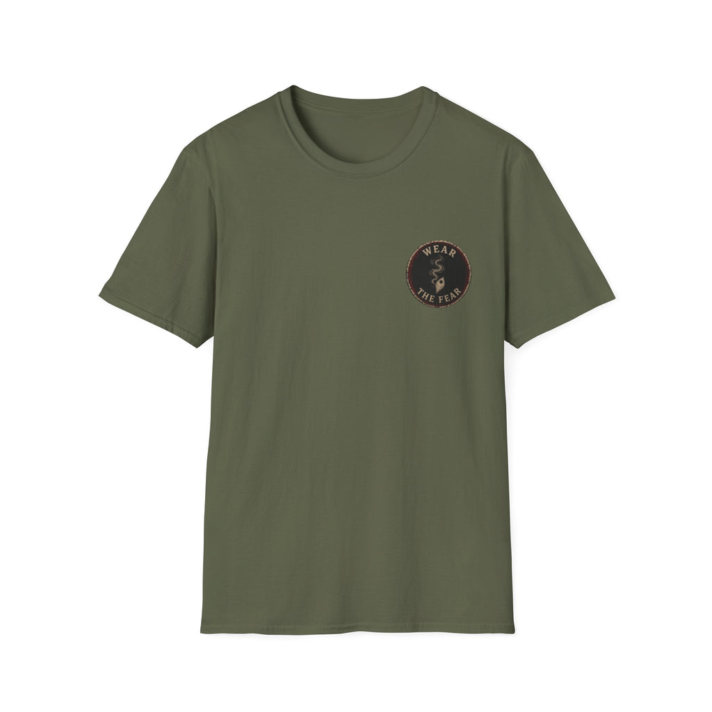 Wear The Fear Round Logo T‑Shirt — Wicked Ouija Party T-Shirt
