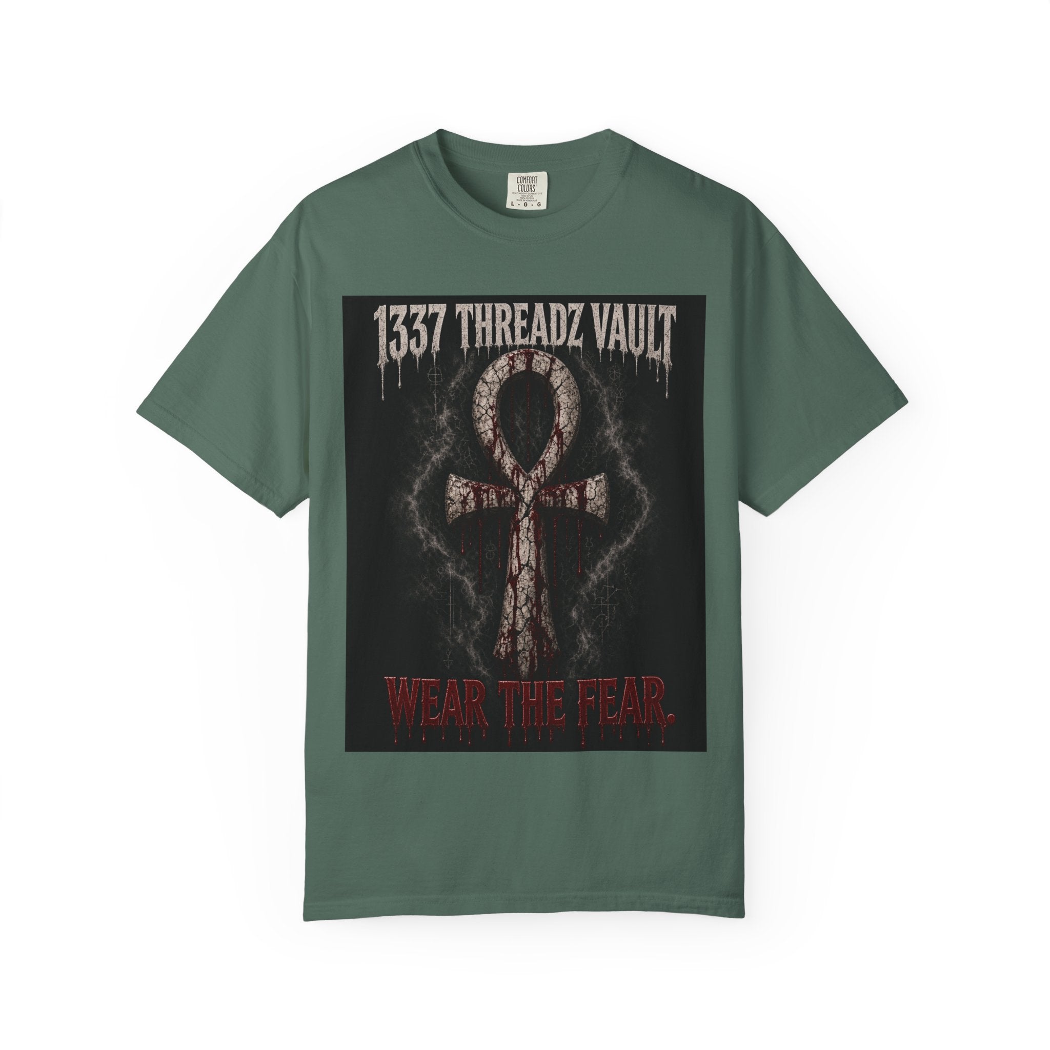 Wear The Fear T-Shirt — 1337 Threadz Vault Ankh Graphic Tee
