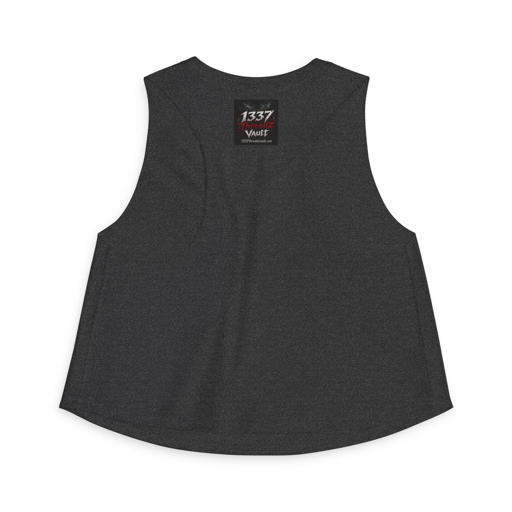 Horror Whore Crop Top — Retro M Horror Graphic