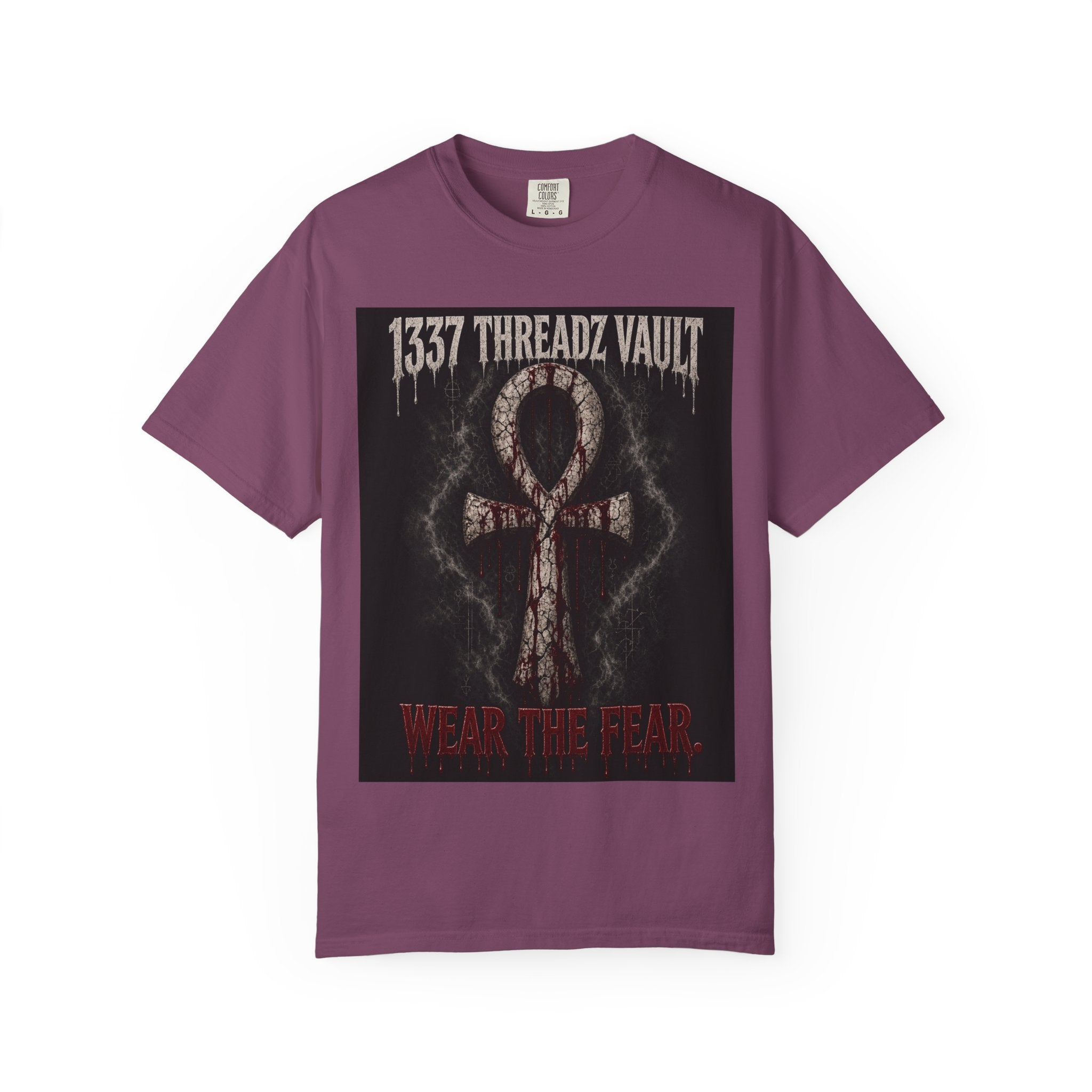 Wear The Fear T-Shirt — 1337 Threadz Vault Ankh Graphic Tee