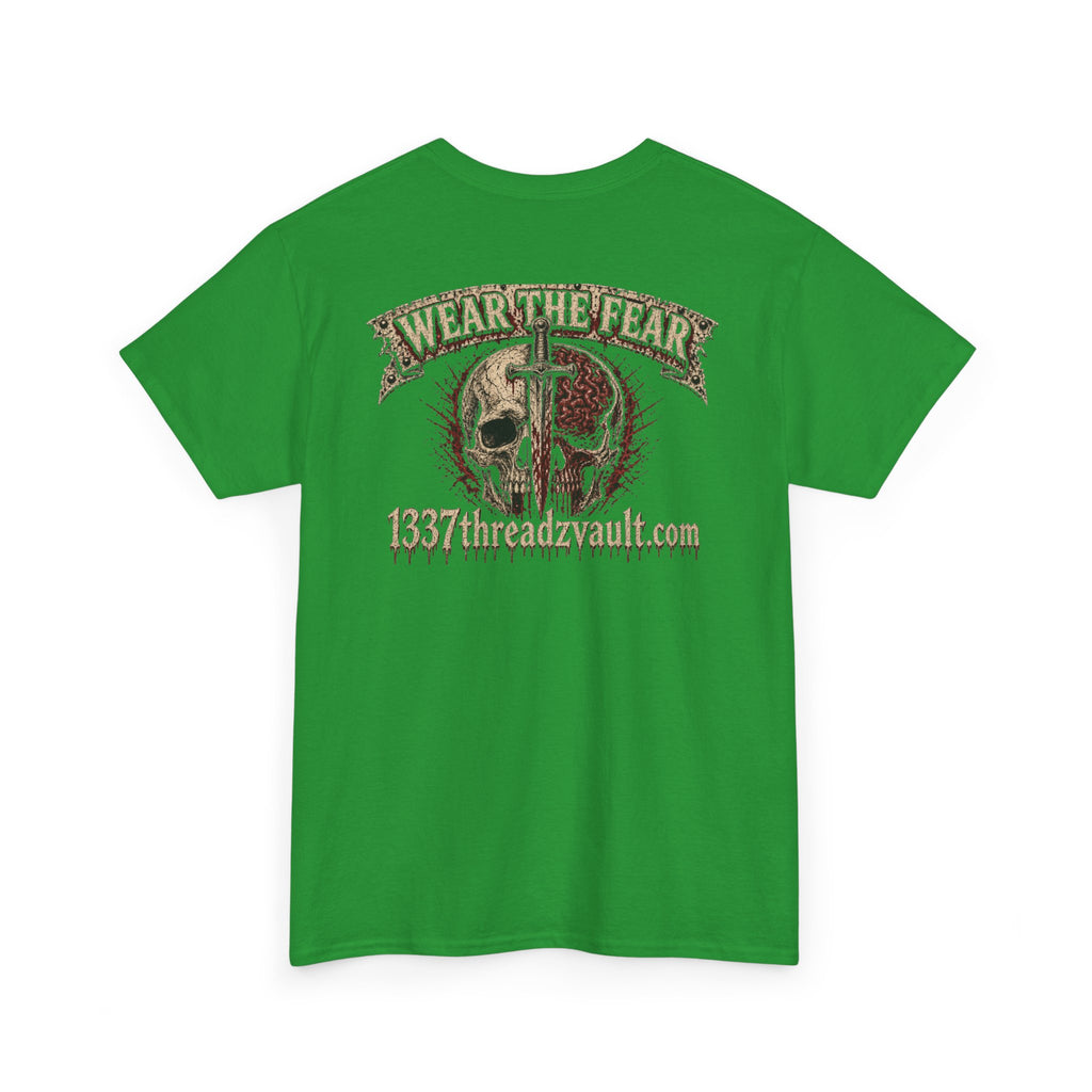 No Brainer Skull Tee —Gothic Skeleton Graphic T-Shirt