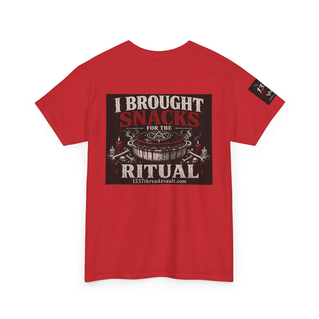 Snack Ritual T‑Shirt — “I Brought Snacks for the Ritual” Graphic Tee