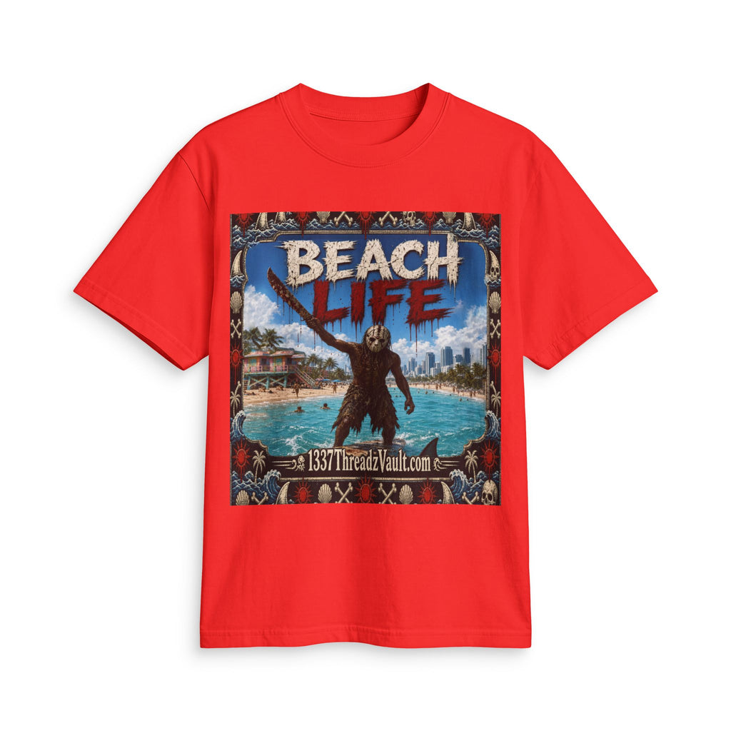 Beach Life Graphic Tee — "Wear The Fear" Surf Vibe T-Shirt
