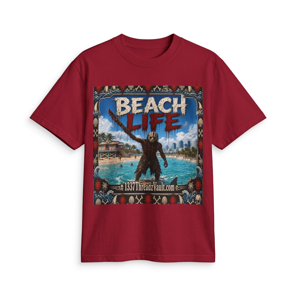 Beach Life Graphic Tee — "Wear The Fear" Surf Vibe T-Shirt