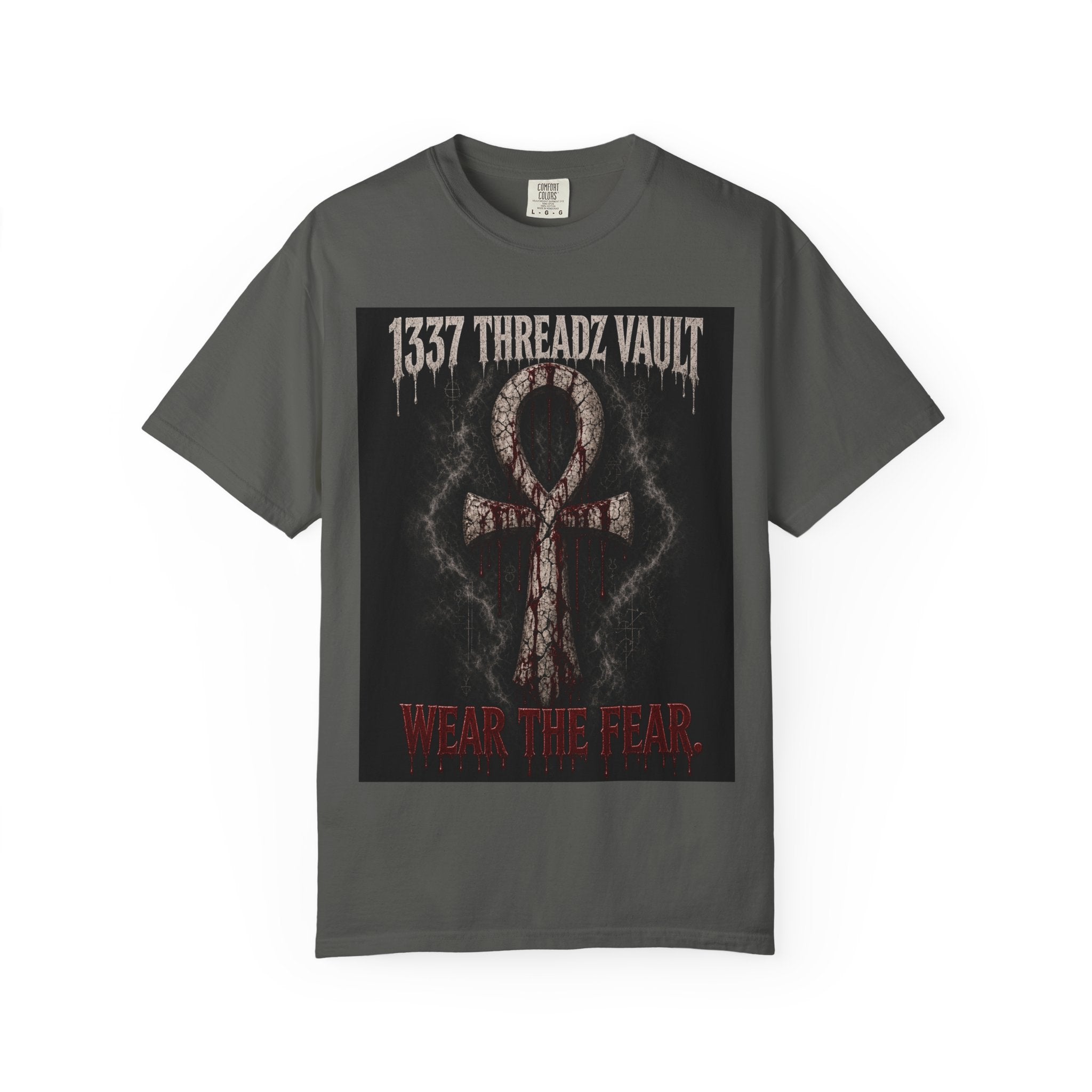 Wear The Fear T-Shirt — 1337 Threadz Vault Ankh Graphic Tee