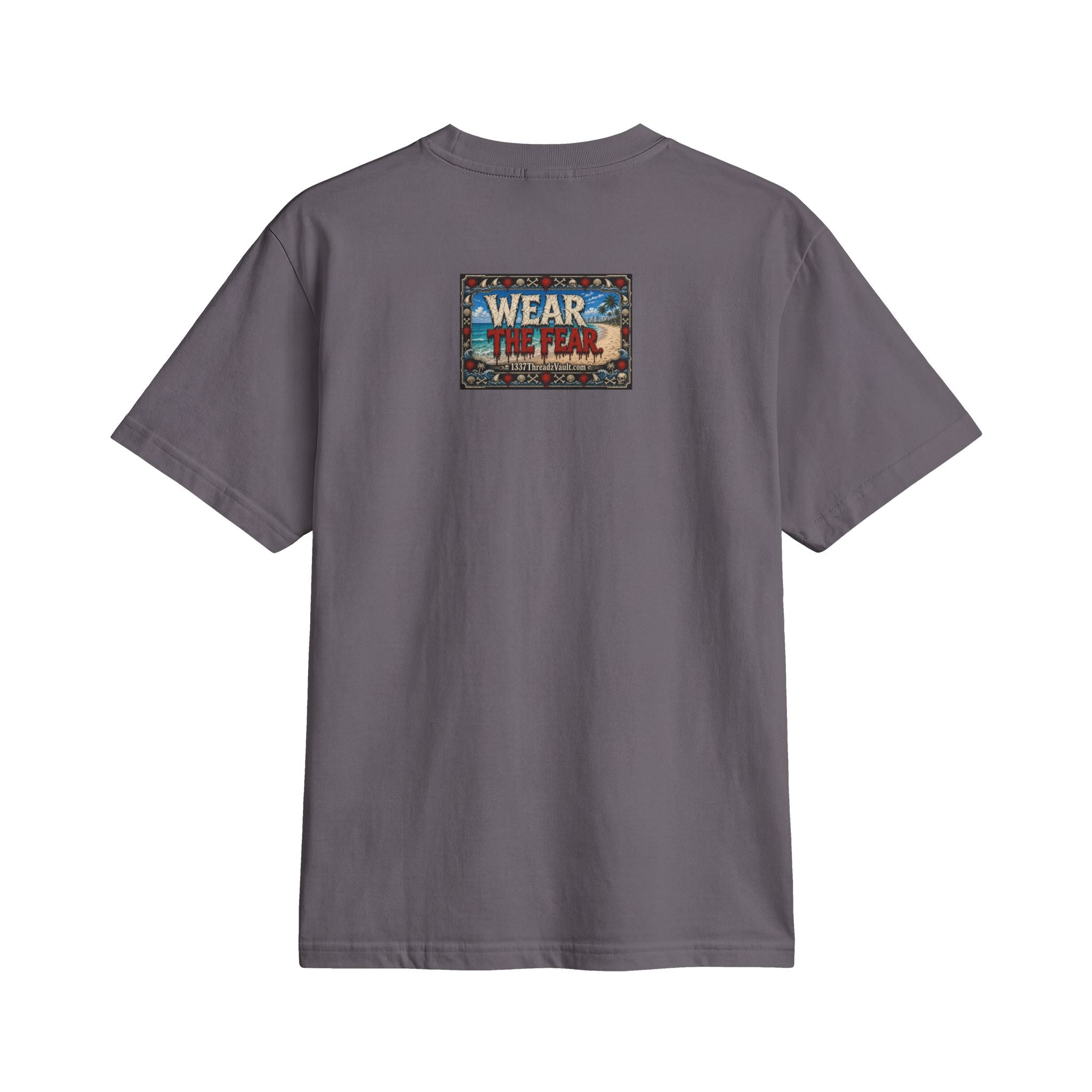 Beach Life Graphic Tee — "Wear The Fear" Surf Vibe T-Shirt