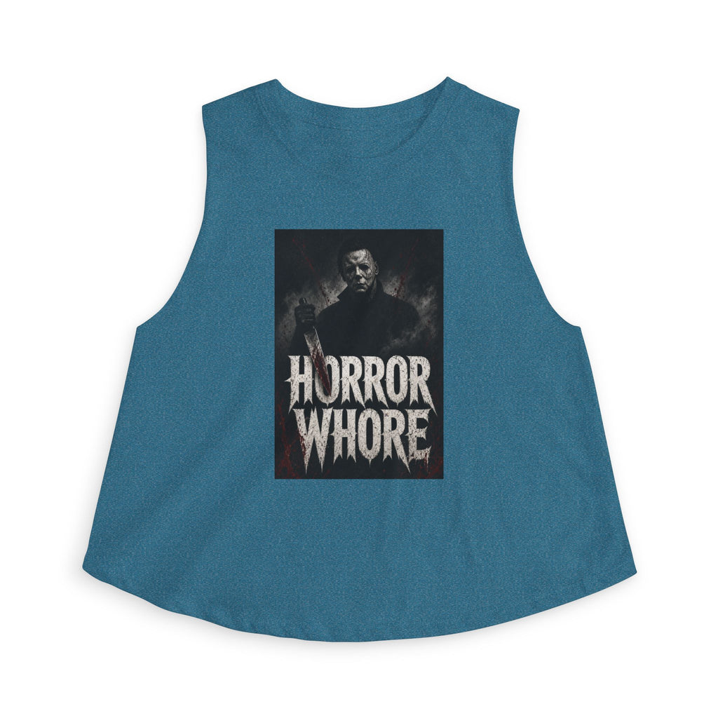 Horror Whore Crop Top — Retro M Horror Graphic