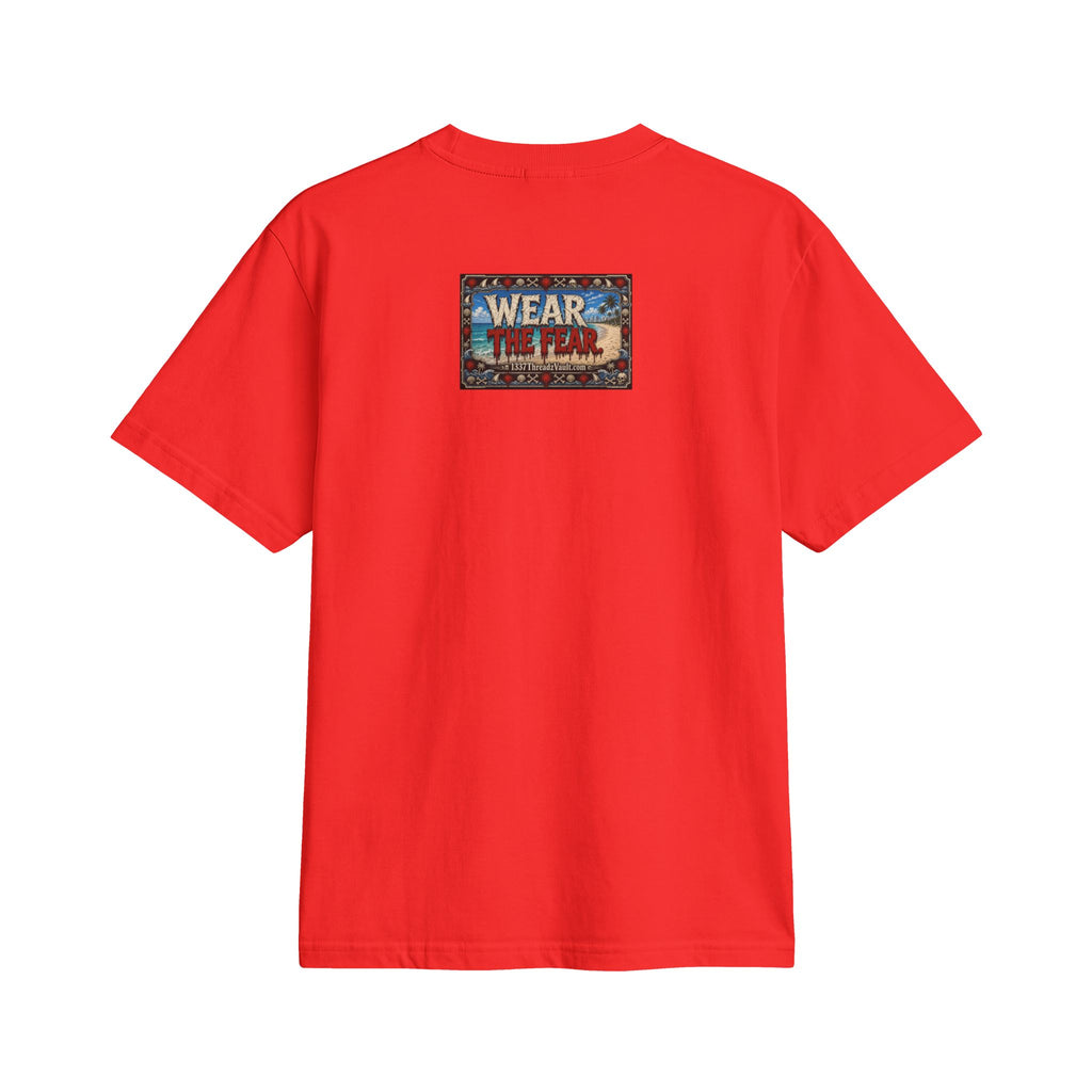 Beach Life Graphic Tee — "Wear The Fear" Surf Vibe T-Shirt