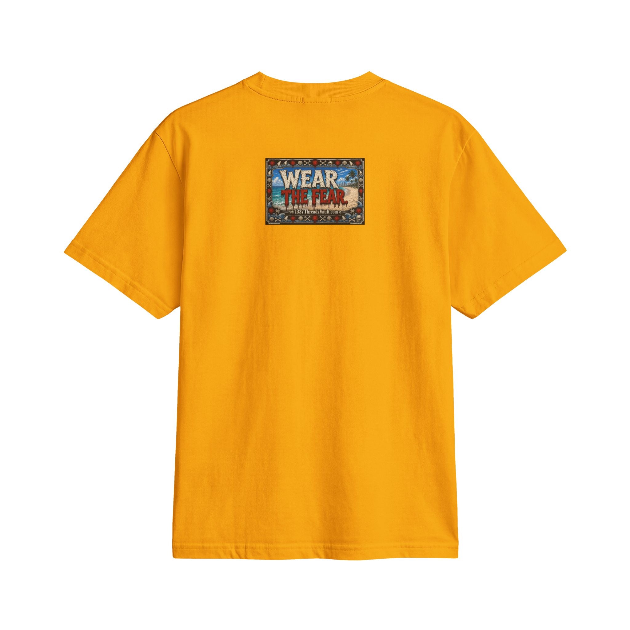 Beach Life Graphic Tee — "Wear The Fear" Surf Vibe T-Shirt