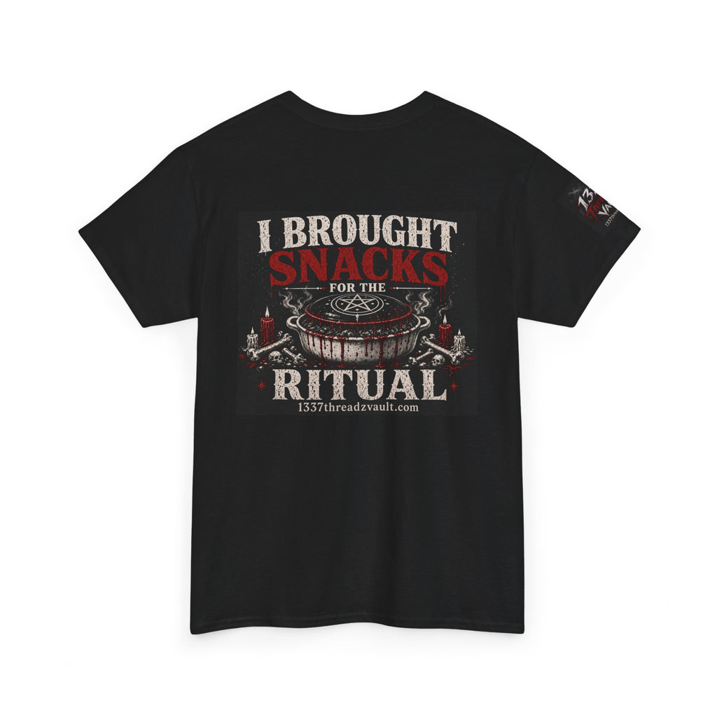 Snack Ritual T‑Shirt — “I Brought Snacks for the Ritual” Graphic Tee