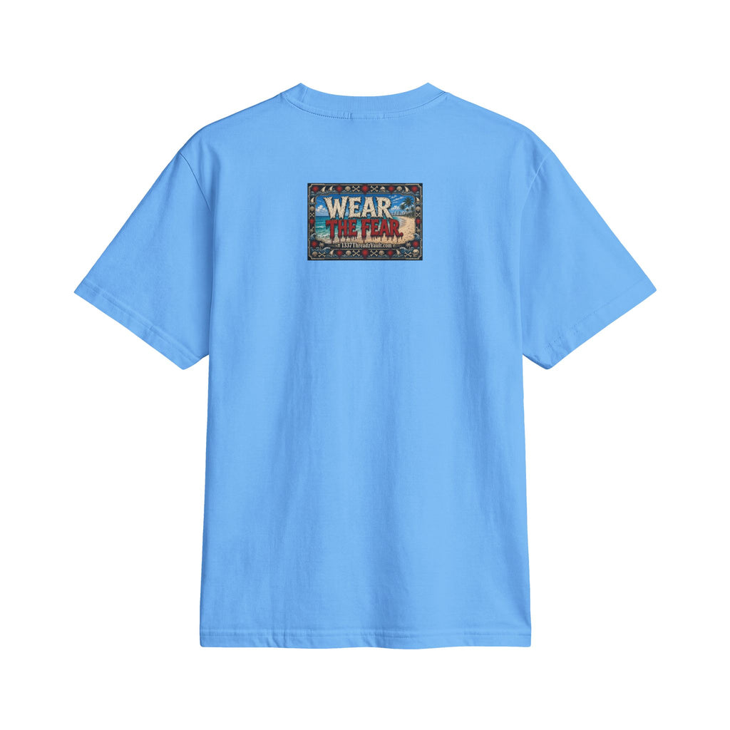 Beach Life Graphic Tee — "Wear The Fear" Surf Vibe T-Shirt