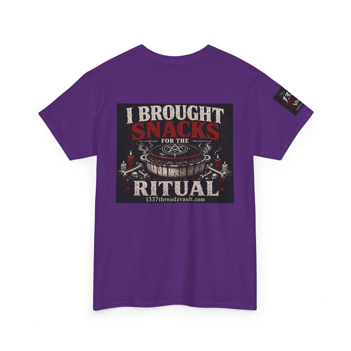 Snack Ritual T‑Shirt — “I Brought Snacks for the Ritual” Graphic Tee