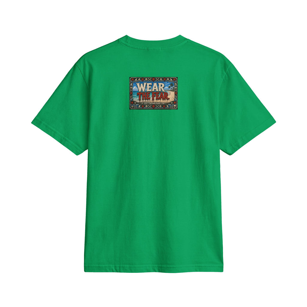 Beach Life Graphic Tee — "Wear The Fear" Surf Vibe T-Shirt