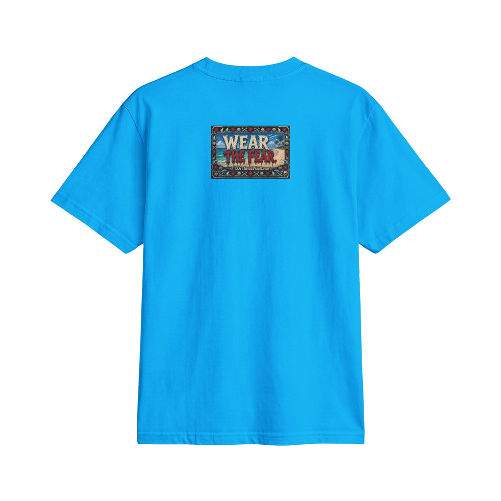 Beach Life Graphic Tee — "Wear The Fear" Surf Vibe T-Shirt