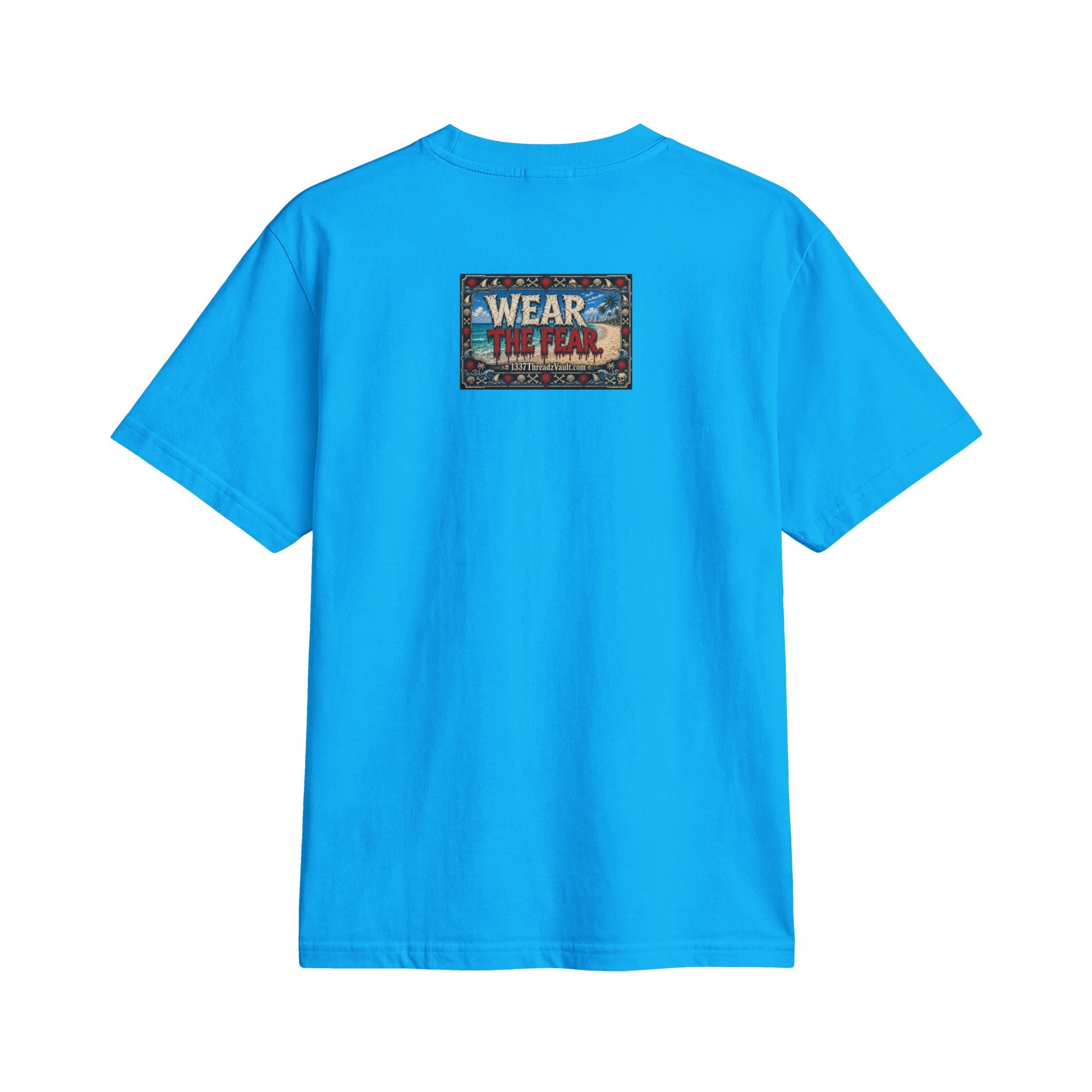 Beach Life Graphic Tee — "Wear The Fear" Surf Vibe T-Shirt