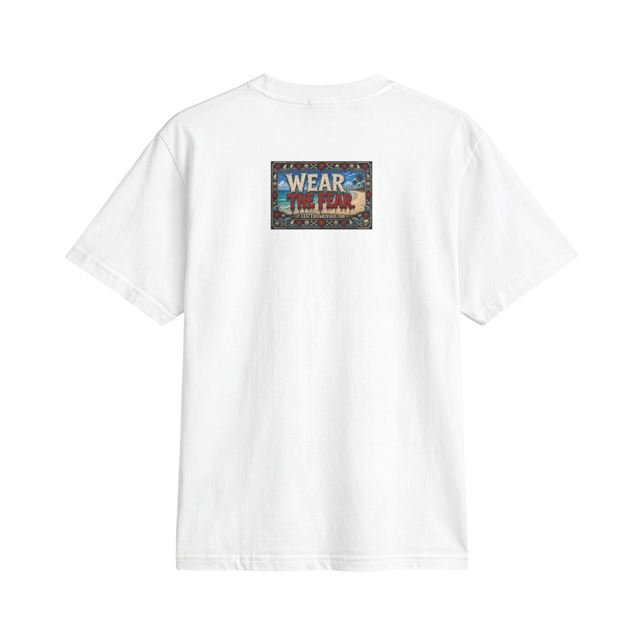 Beach Life Graphic Tee — "Wear The Fear" Surf Vibe T-Shirt