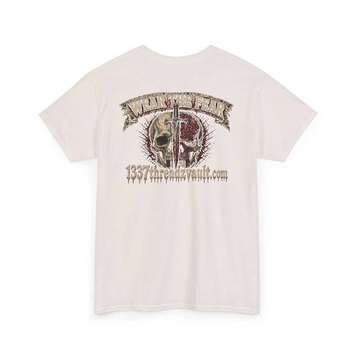 No Brainer Skull Tee —Gothic Skeleton Graphic T-Shirt