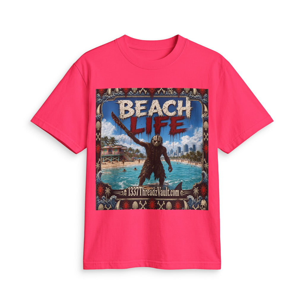 Beach Life Graphic Tee — "Wear The Fear" Surf Vibe T-Shirt