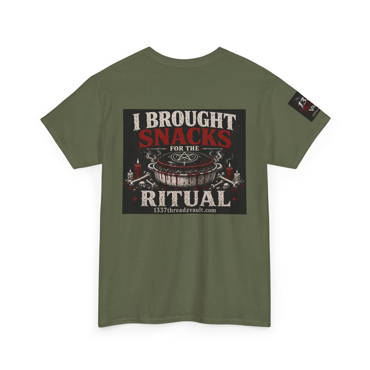 Snack Ritual T‑Shirt — “I Brought Snacks for the Ritual” Graphic Tee