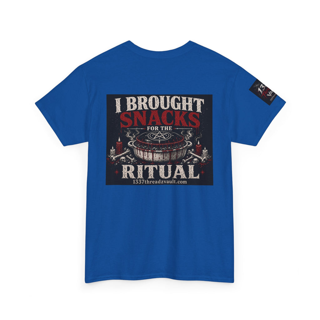 Snack Ritual T‑Shirt — “I Brought Snacks for the Ritual” Graphic Tee