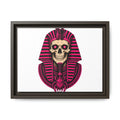 Pharaoh Skull Art Print — Framed Matte Canvas