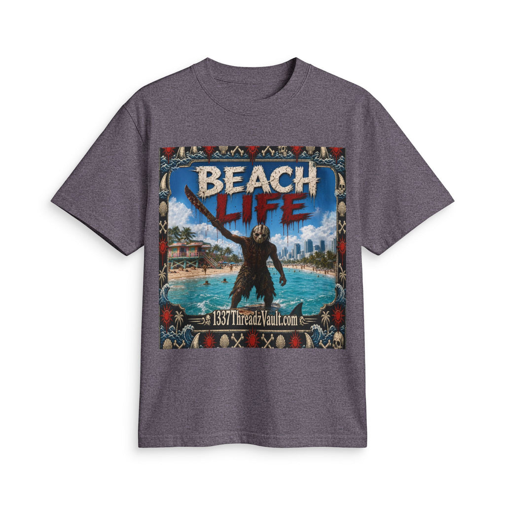 Beach Life Graphic Tee — "Wear The Fear" Surf Vibe T-Shirt