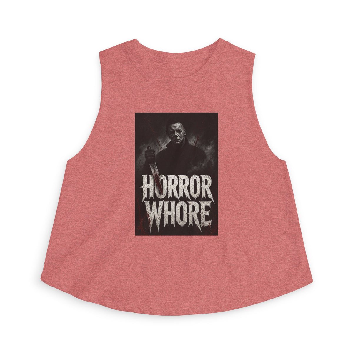 Horror Whore Crop Top — Retro M Horror Graphic