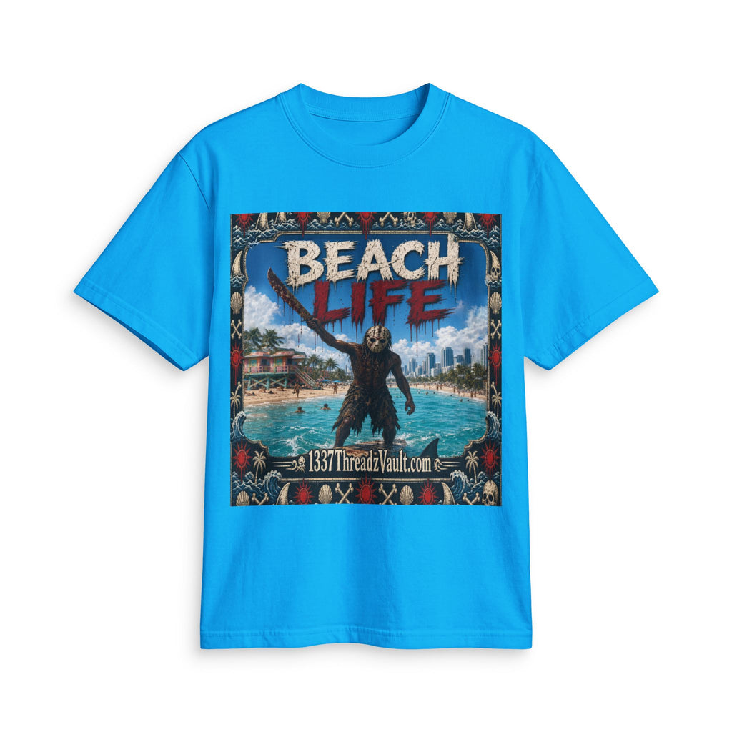 Beach Life Graphic Tee — "Wear The Fear" Surf Vibe T-Shirt
