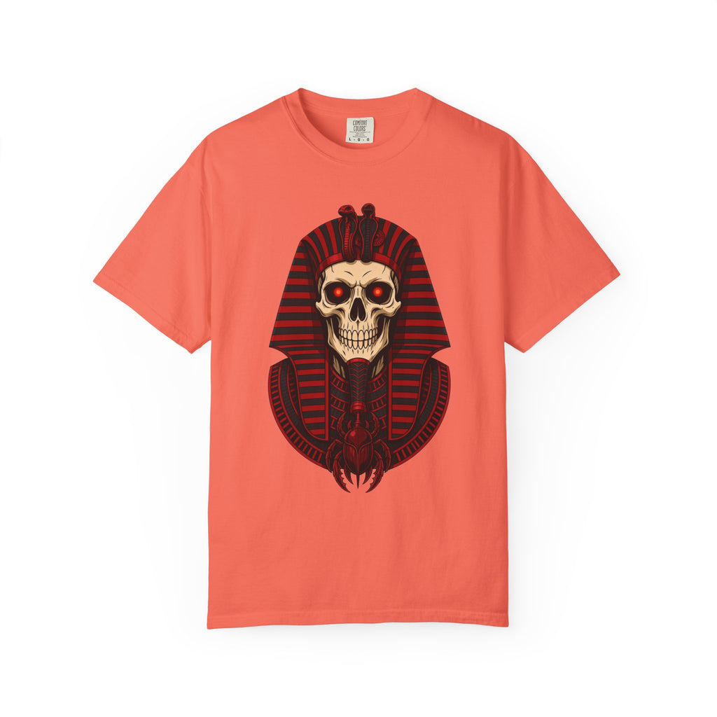 Pharaoh Skull T-Shirt — Gothic Egyptian Skull Tee