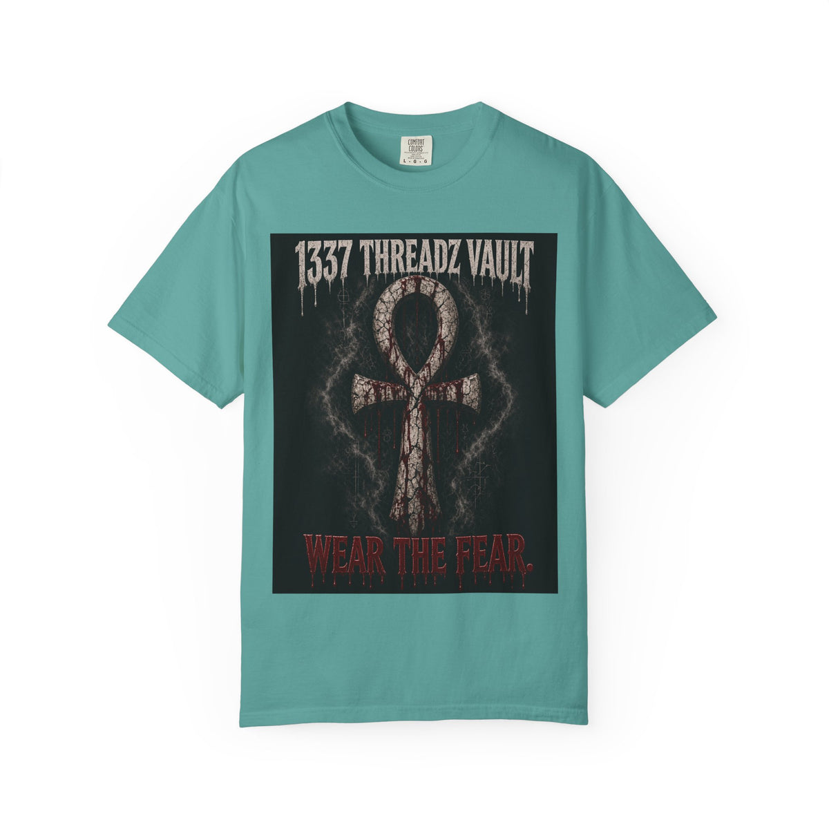 Wear The Fear T-Shirt — 1337 Threadz Vault Ankh Graphic Tee