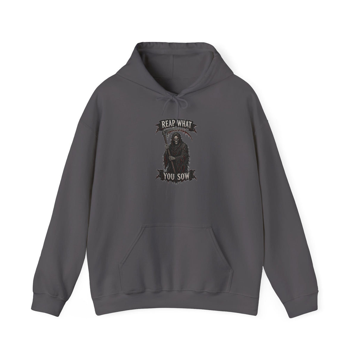 Reaper Graphic Hoodie - "Reap What You Sow" Front & "Wear the Fear" Back