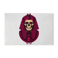 Egyptian Skull Rug — Neon Pharaoh Washable Floor Mat