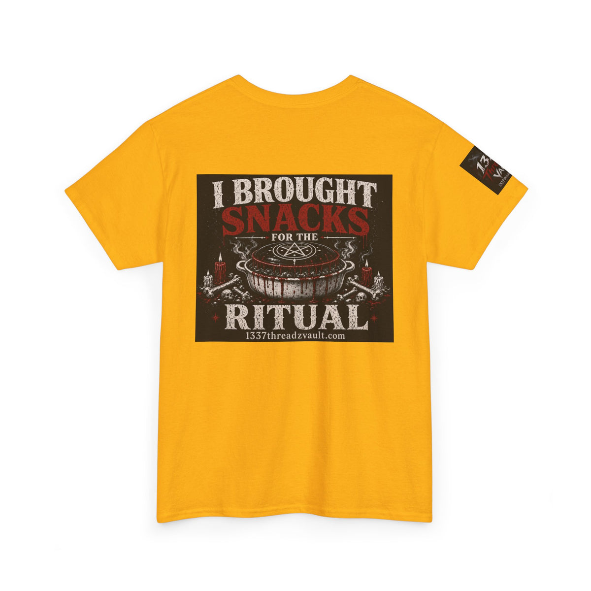 Snack Ritual T‑Shirt — “I Brought Snacks for the Ritual” Graphic Tee