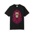 Pharaoh Skull T‑Shirt — Neon Egyptian Skull Graphic Tee