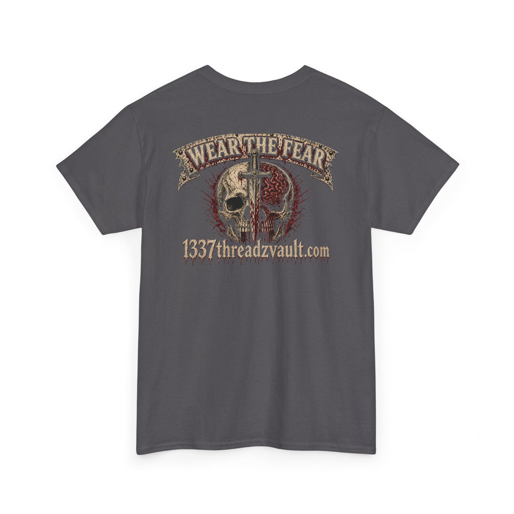 No Brainer Skull Tee —Gothic Skeleton Graphic T-Shirt