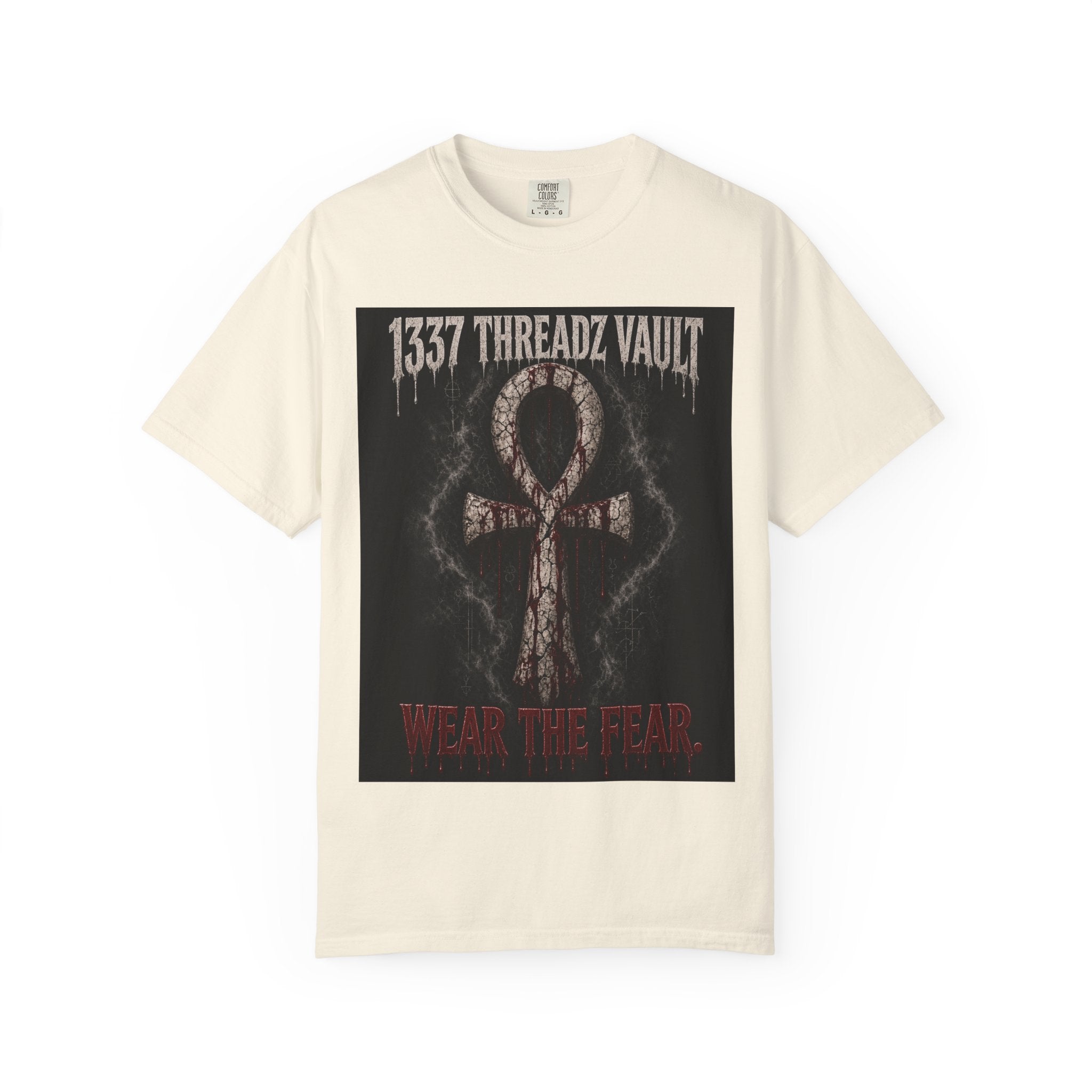 Wear The Fear T-Shirt — 1337 Threadz Vault Ankh Graphic Tee