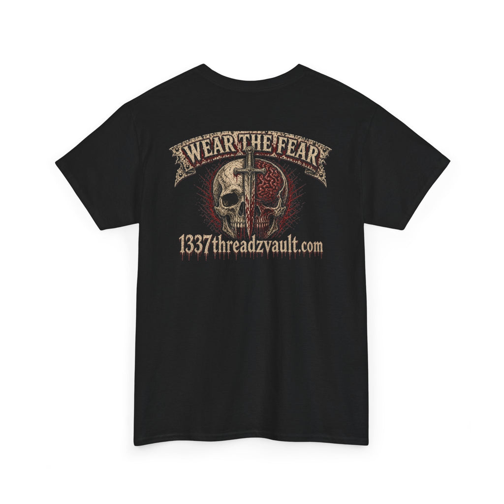 No Brainer Skull Tee —Gothic Skeleton Graphic T-Shirt