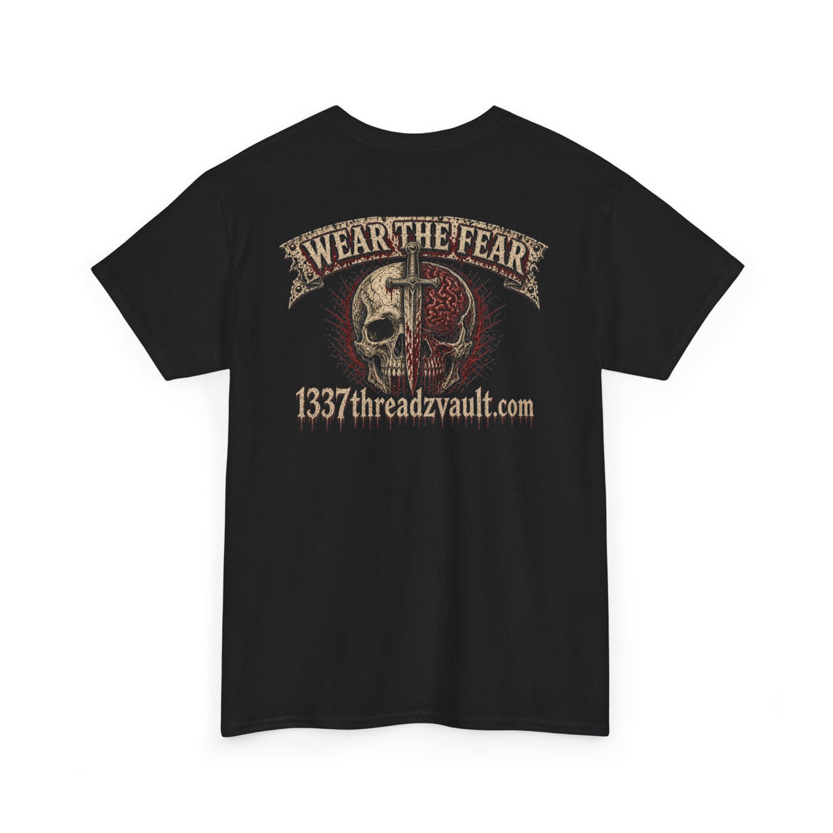 No Brainer Skull Tee —Gothic Skeleton Graphic T-Shirt
