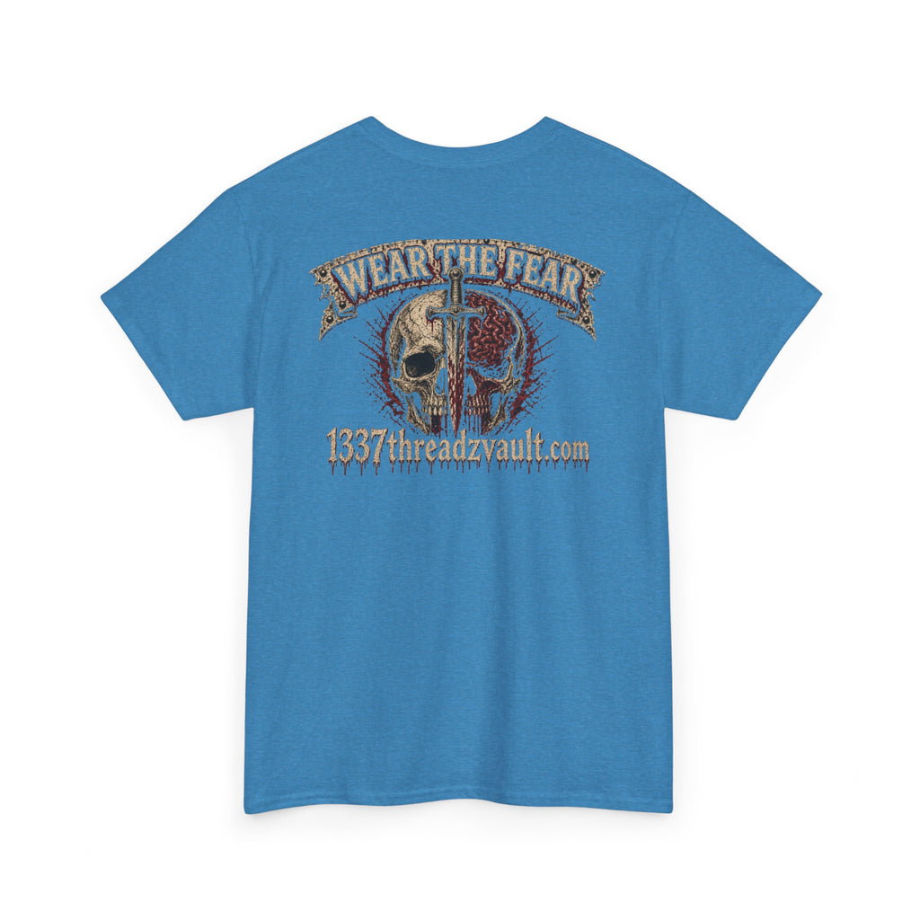 No Brainer Skull Tee —Gothic Skeleton Graphic T-Shirt