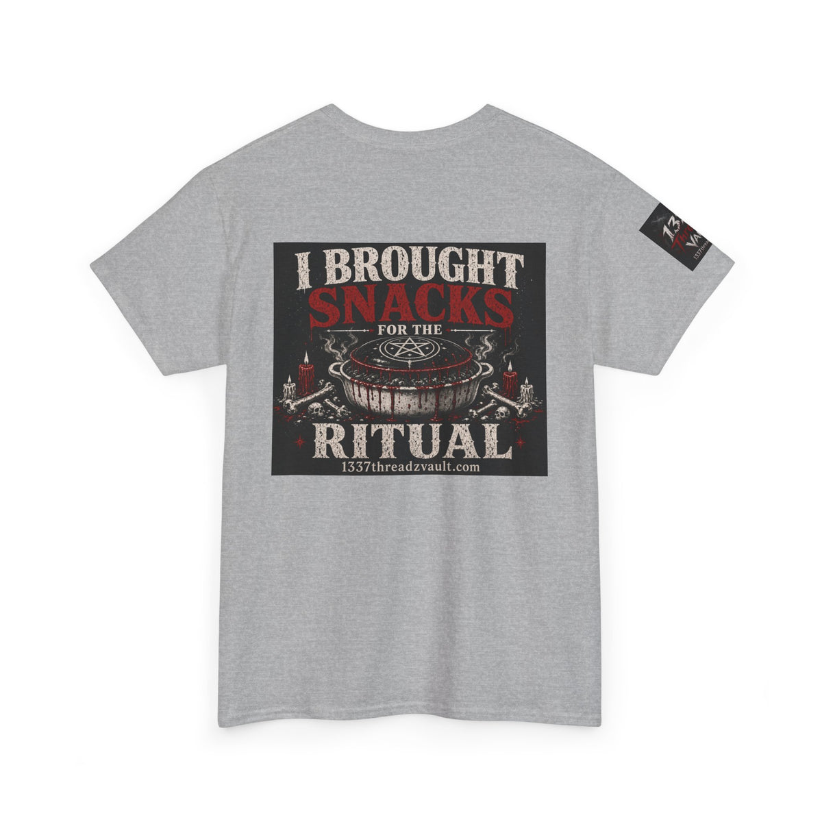 Snack Ritual T‑Shirt — “I Brought Snacks for the Ritual” Graphic Tee