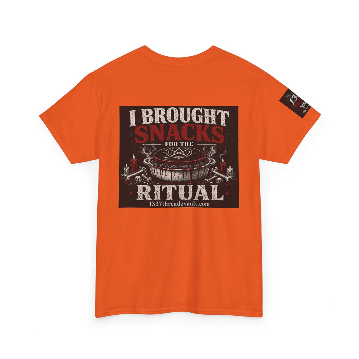 Snack Ritual T‑Shirt — “I Brought Snacks for the Ritual” Graphic Tee