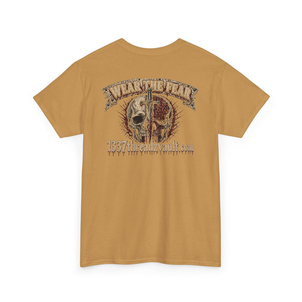 No Brainer Skull Tee —Gothic Skeleton Graphic T-Shirt