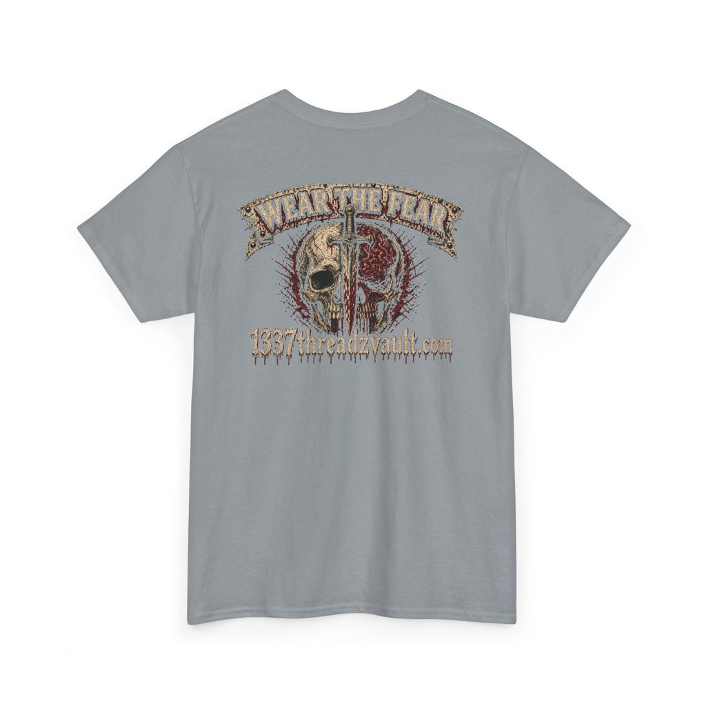 No Brainer Skull Tee —Gothic Skeleton Graphic T-Shirt