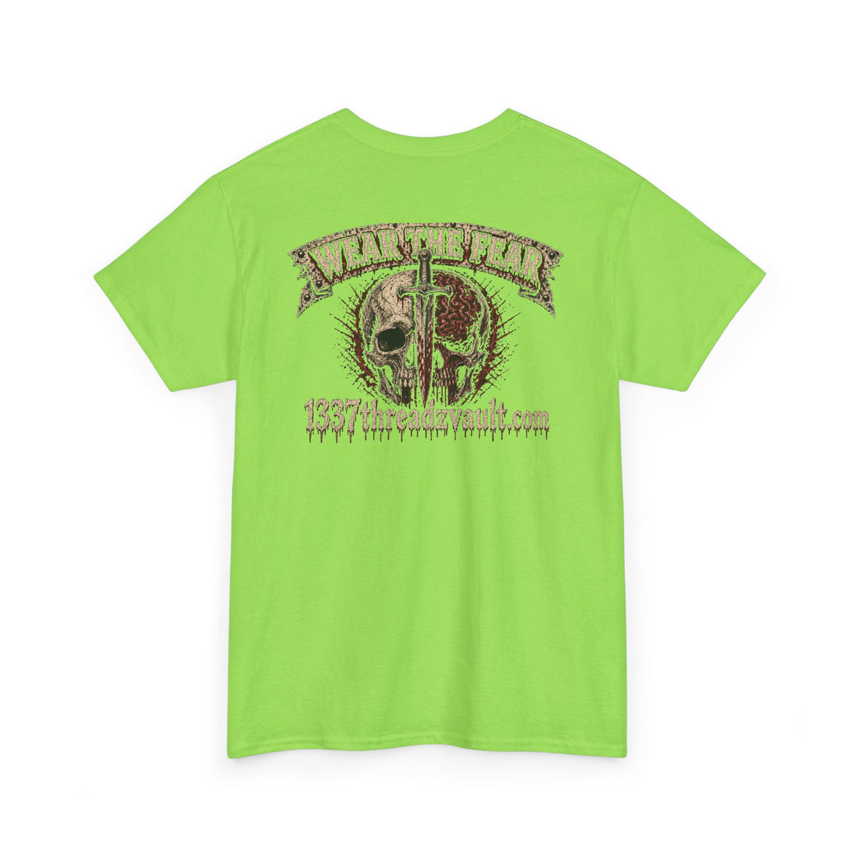 No Brainer Skull Tee —Gothic Skeleton Graphic T-Shirt