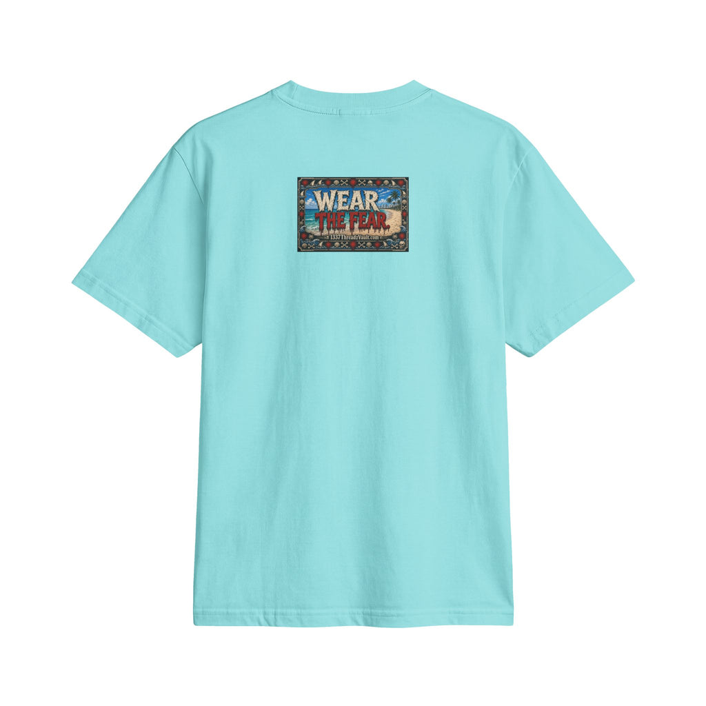 Beach Life Graphic Tee — "Wear The Fear" Surf Vibe T-Shirt