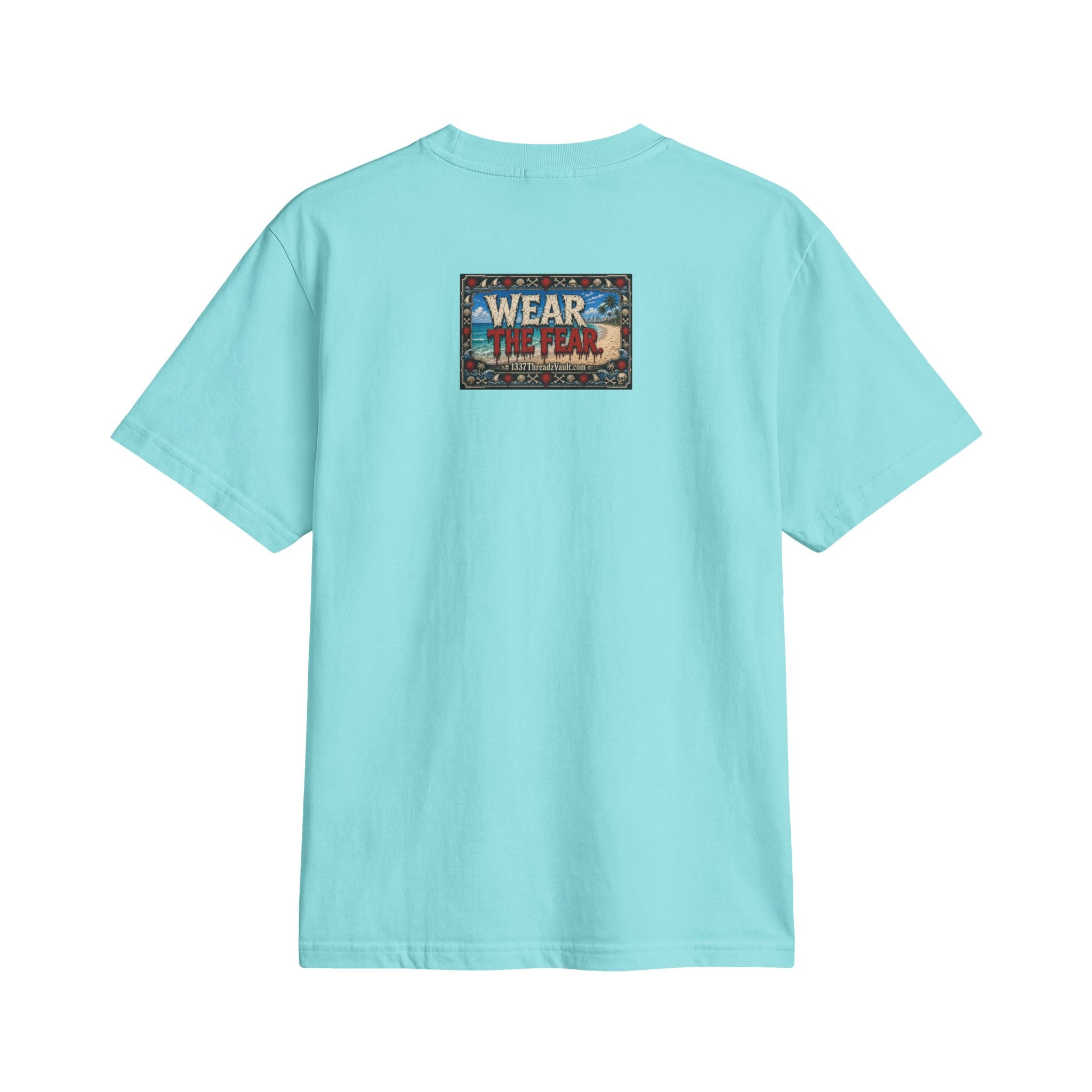Beach Life Graphic Tee — "Wear The Fear" Surf Vibe T-Shirt