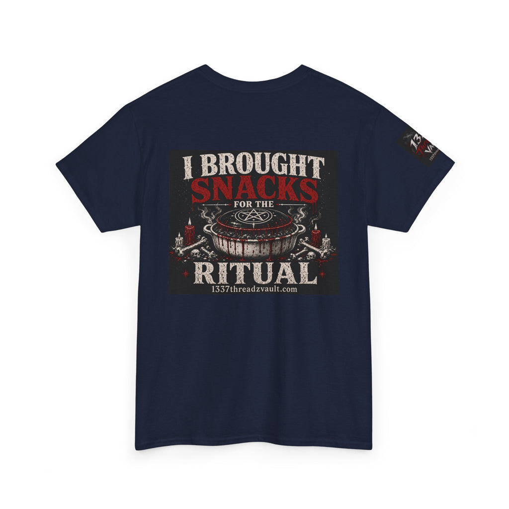 Snack Ritual T‑Shirt — “I Brought Snacks for the Ritual” Graphic Tee