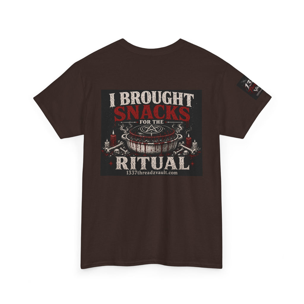 Snack Ritual T‑Shirt — “I Brought Snacks for the Ritual” Graphic Tee